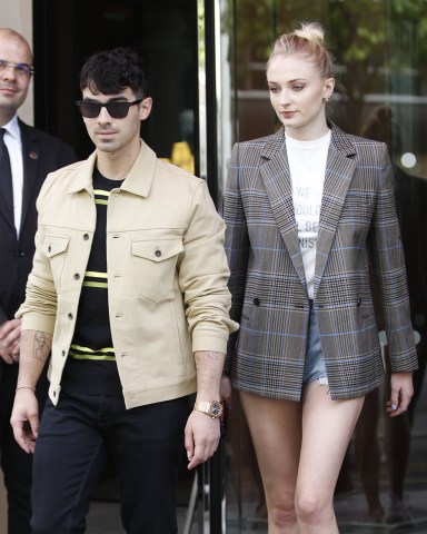 Joe Jonas and Sophie Turner
Joe Jonas and Sophie Turner out and about, Paris, France - 23 Jun 2019