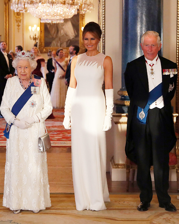 Melania Trump White Gown