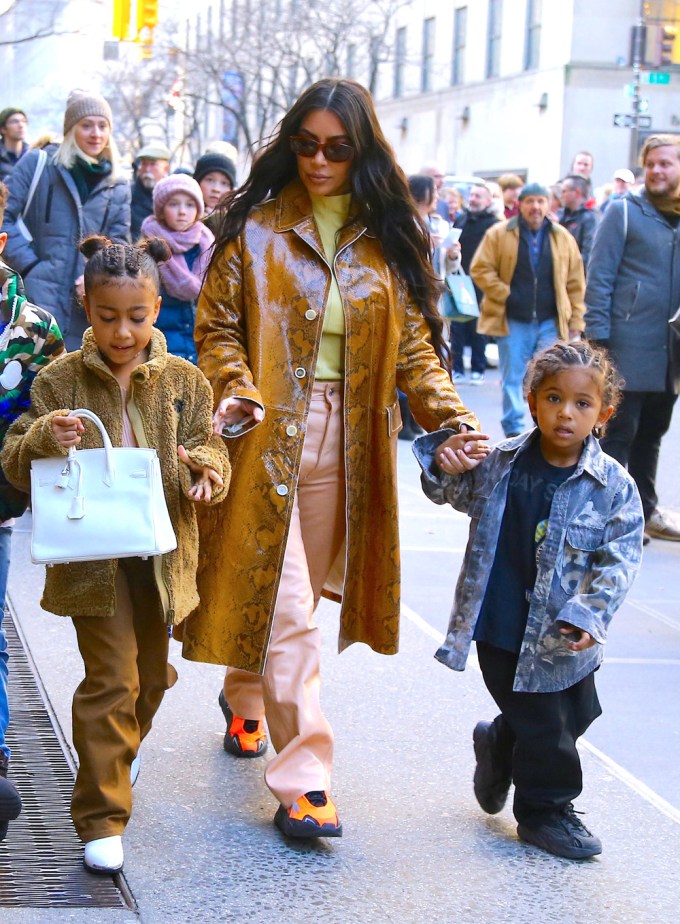 Kim Kardashian Out With North & Saint