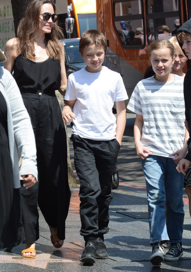 Angelina Jolie And Kids