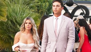 Brielle Biermann & Justin Hopper at Jake Paul's wedding