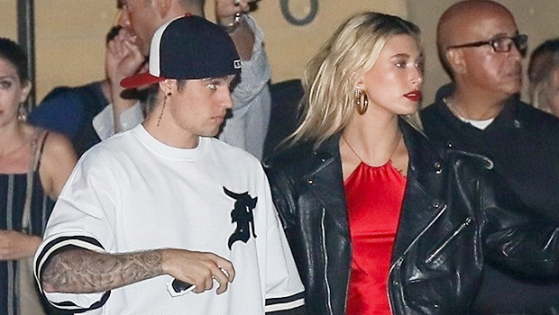 Hailey-Baldwin-rocks-red-mini-dress-for-dinner-with-justin-ftr