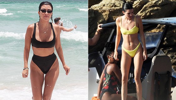 Kourtney Kardashian, Kendall Jenner