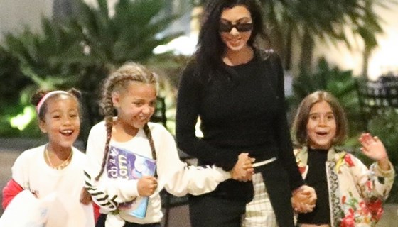 Kourtney Kardashian Penelope Disick Girls Day