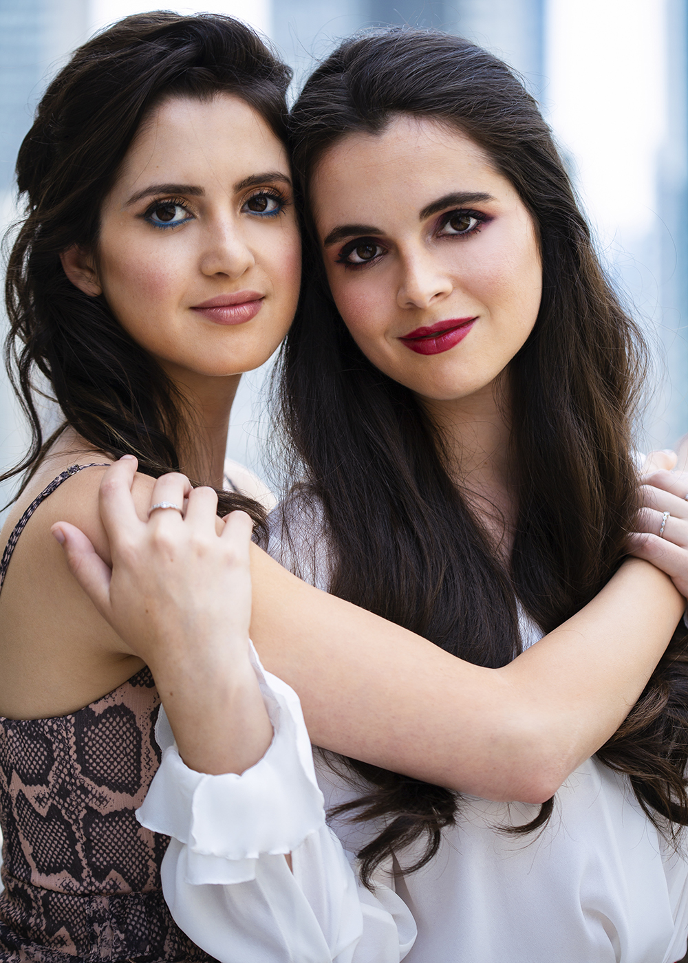 Vanessa & Laura Marano stopped by HollywoodLife to talk about their new film, 'Saving Zoe.'