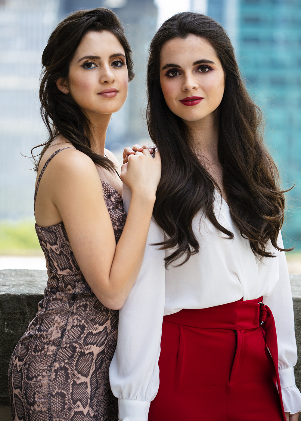 Vanessa & Laura Marano stopped by HollywoodLife to talk about their new film, 'Saving Zoe.'