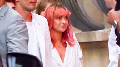 Maisie Williams at Sophie Turner's rehearsal dinner