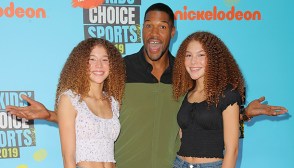 Michael Strahan Twin Daughters kids choice sports awards 2019