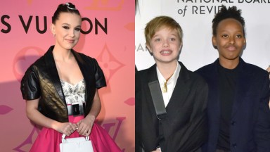 Millie Bobby Brown, Shiloh Jolie-Pitt, Zahara Jolie-Pitt