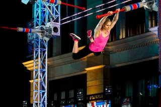 AMERICAN NINJA WARRIOR -- "L.A. Finals" -- Pictured: Anna Shumaker (Photo by: Lara Solanki/NBC)