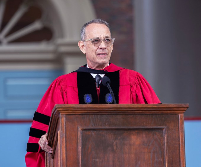 Tom Hanks Speaks At Harvard University’s Spring 2023 Commencement