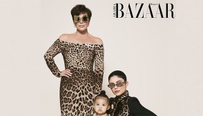 Stormi Webster, Kylie & Kris Jenner Cover Harper's Bazaar Arabia