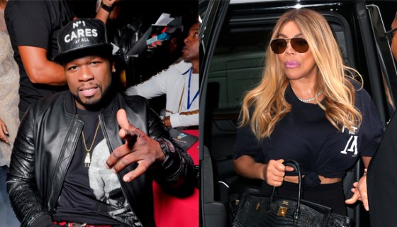 50 Cent reaction to Wendy Williams pool party