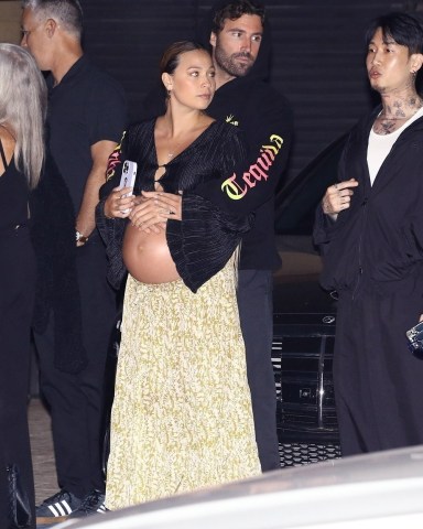 Malibu, CA  - *EXCLUSIVE*  -  Socialite Brody Jenner and his pregnant girlfriend Tia Blanco celebrate their recent engagement with an enchanting evening at Nobu in Malibu, enjoying quality time with friends and creating cherished memories together. Brody popped the question over the weekend as the couple celebrated their baby shower.

Pictured: Brody Jenner, Tia Blanco

BACKGRID USA 21 JUNE 2023 

USA: +1 310 798 9111 / usasales@backgrid.com

UK: +44 208 344 2007 / uksales@backgrid.com

*UK Clients - Pictures Containing Children
Please Pixelate Face Prior To Publication*