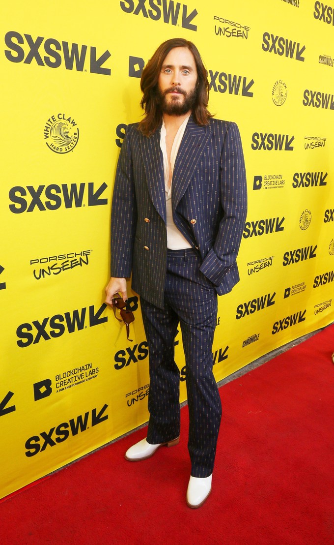 Jared Leto Arrives at World Premiere of ‘WeCrashed’ Series at SXSW