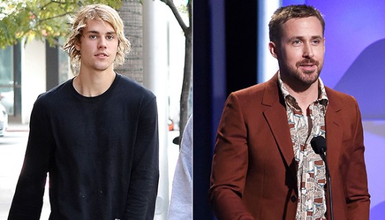 Justin Bieber and Ryan Gosling