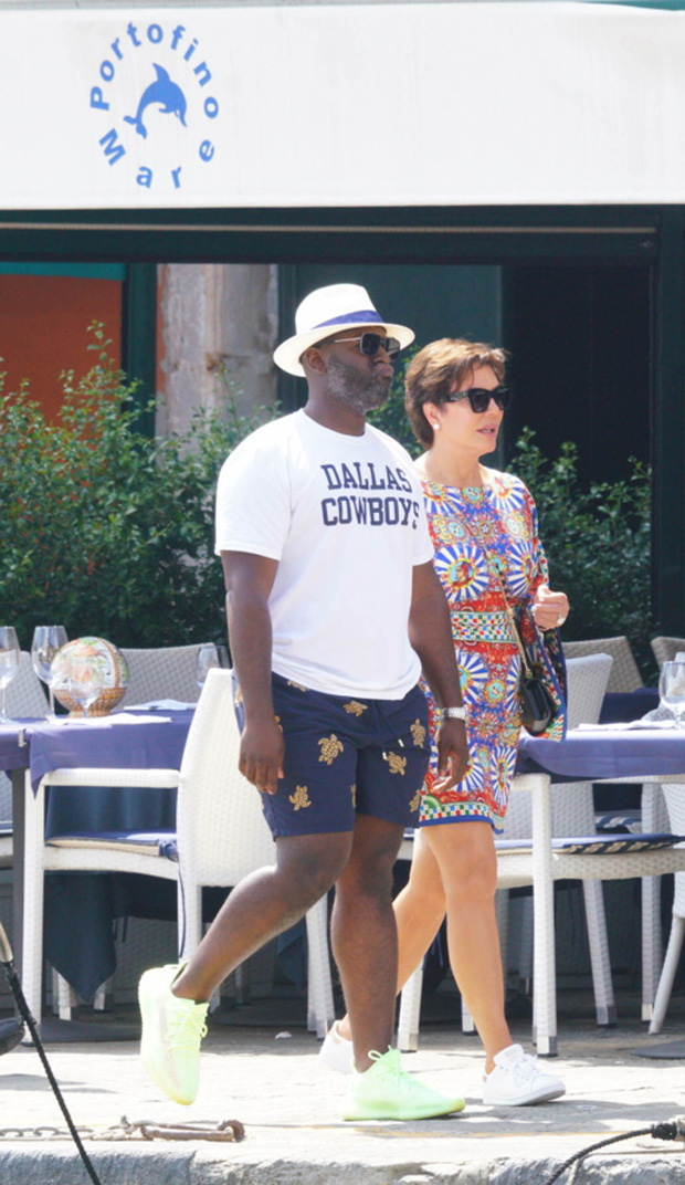 Corey Gamble & Kris Jenner in Italy