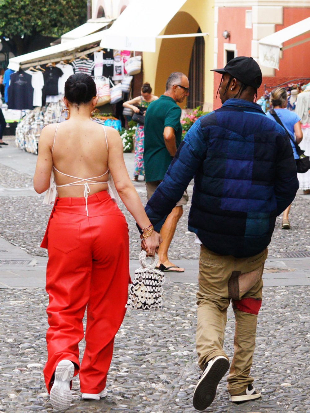 Kylie Jenner and Scott Travis spotted strolling and shopping in Portofino