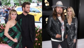 Miley Cyrus, Liam Hemsworth, Billy Ray and Tish Cyrus