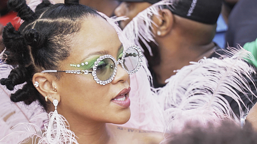 Superstar Rihanna turns heads as she arrives for the start of Barbados' Crop Over Festival in a pink feathered costume. The stunning outfit ensured all eyes were on the superstar diva as she rolled up for the festivities on Monday (aug 5).

Pictured: Rihanna
Ref: SPL5107623 050819 NON-EXCLUSIVE
Picture by: SplashNews.com

Splash News and Pictures
Los Angeles: 310-821-2666
New York: 212-619-2666
London: 0207 644 7656
Milan: +39 02 56567623
photodesk@splashnews.com

World Rights