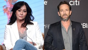 Shannen Doherty and Luke Perry