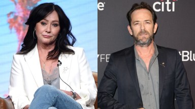 Shannen Doherty and Luke Perry