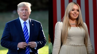 Donald and Tiffany Trump