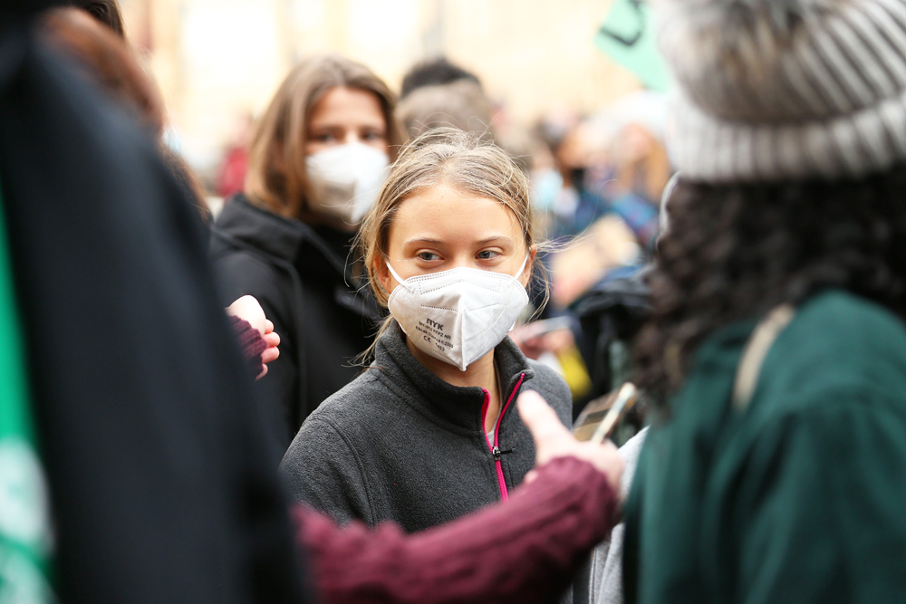 Greta Thunberg Climate Summit Protest SS