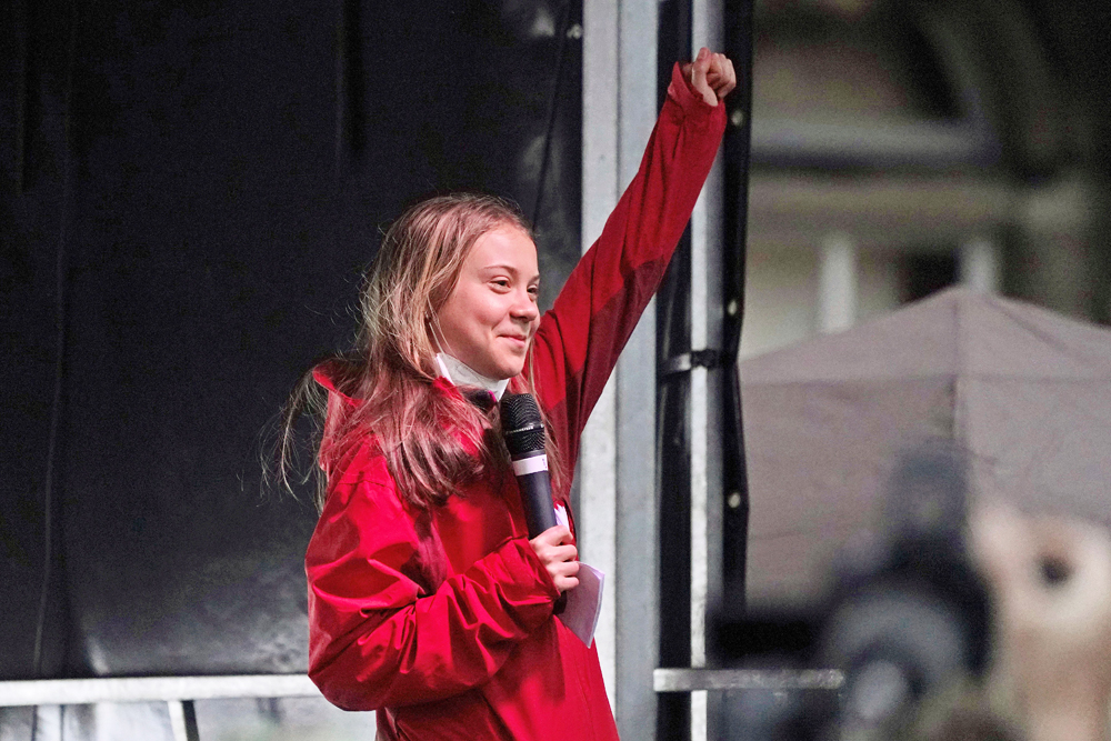 Greta Thunberg Climate Summit Protest SS