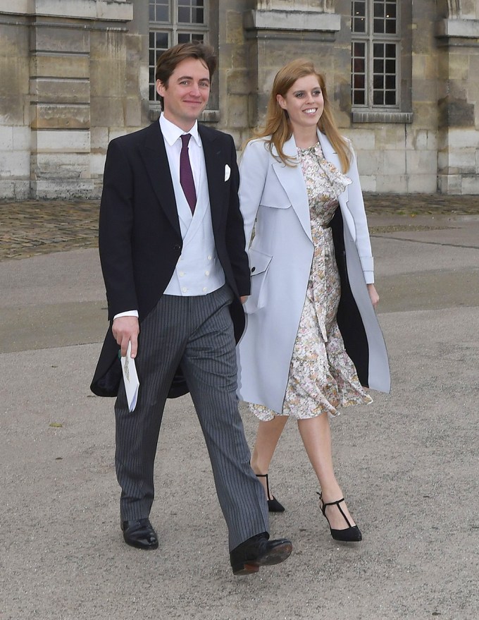 Princess Beatrice & Edoardo Mapelli Mozzi Holding Hands