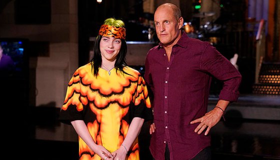 Billie Eilish & Woody Harrelson