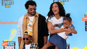 Ciara & Russell Wilson with their kids
