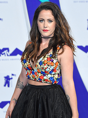 Jenelle Evans on the red carpet