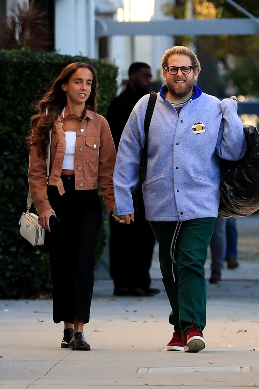 *EXCLUSIVE* Jonah Hill and Gianna Santos enjoy a leisurely day in Beverly Hills