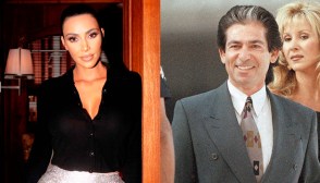 Kim and Robert Kardashian Sr.