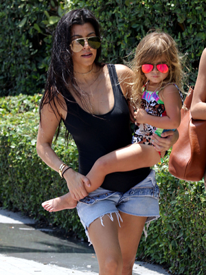 Kourtney Kardashian and Penelope Disick