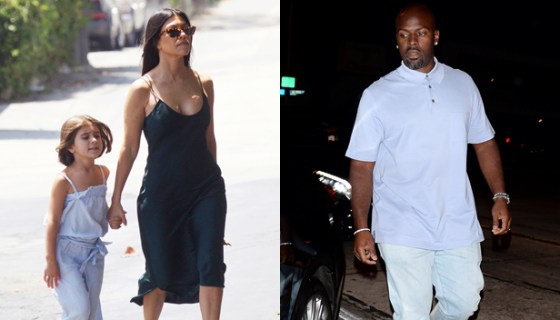 Kourtney Kardashian Penelope Disick Corey Gamble