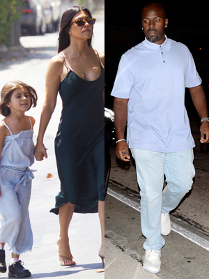 Kourtney Kardashian Penelope Disick Corey Gamble