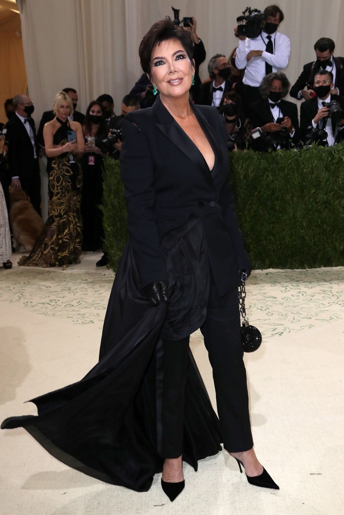 Kris Jenner at the 2021 Met Gala