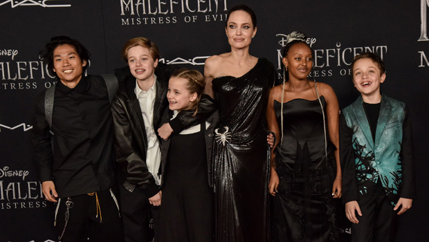 Angelina Jolie, Max Jolie-Pitt, Zahara Jolie-Pitt, Shiloh Jolie-Pitt, Knox Jolie-Pitt, Vivienne Jolie-Pitt