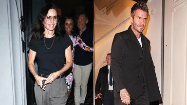 Courteney Cox & David Beckham