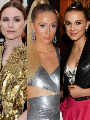 Evan Rachel Wood, Paris Hilton, Millie Bobby Brown