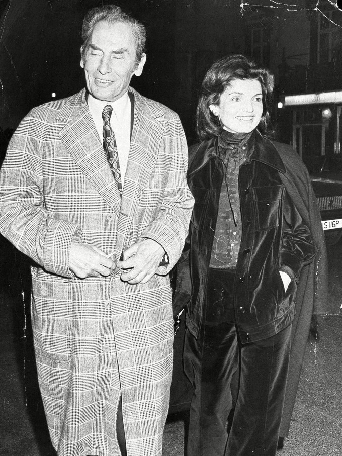 Jackie Onassis & Hugh Fraser