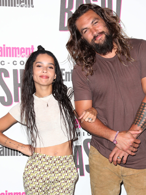 jason momoa zoe kravitz catwoman post