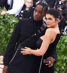 Travis Scott, Kylie Jenner
The Metropolitan Museum of Art's Costume Institute Benefit celebrating the opening of Heavenly Bodies: Fashion and the Catholic Imagination, Arrivals, New York, USA - 07 May 2018