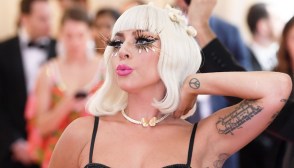 Lady Gaga on the red carpet