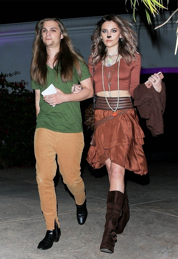 paris jackson gabriel glenn scooby-doo halloween costume