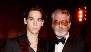 Paris & Pierce Brosnan