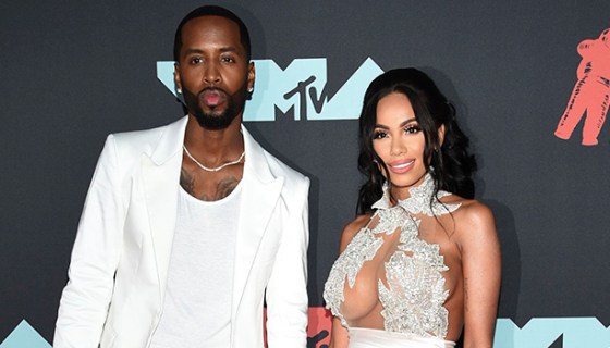 Safaree Samuels & Erica Mena at the MTV VMAs