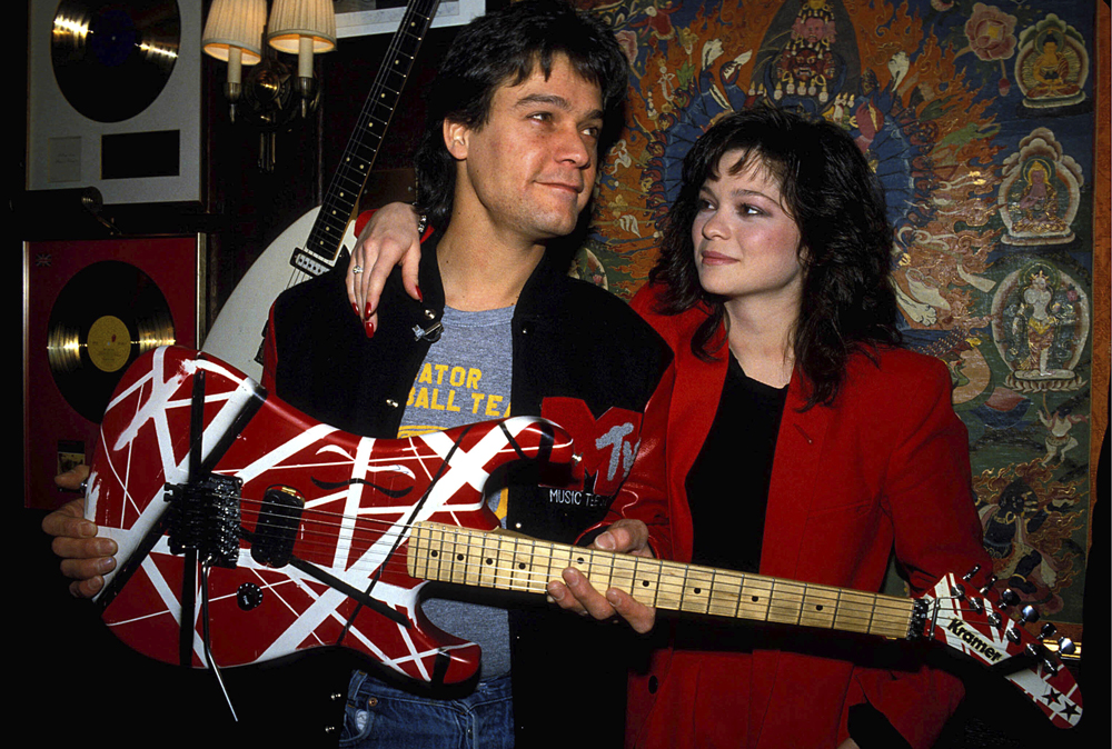 Eddie Van Halen and Valerie Bertinelli 1985. Credit: 3773528Globe Photos/MediaPunch /IPX